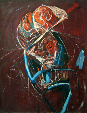 Michael Kravagna - Oil on canvas, 130x100, 1985
