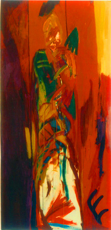 Michael Kravagna - Eggtempera on Canvas, 200x100, 1983