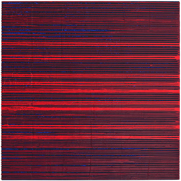 Michael Kravagna - Acrylic, pigments, on canvas, 120x120, 2017-2018