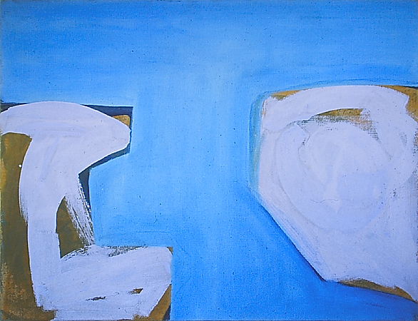 Michael Kravagna - Casein on canvas, 100x130, 1987