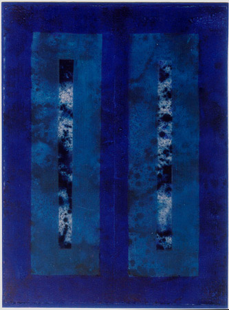Michael Kravagna - Acrylic and oil on papier on canvas, 106x78, 1994