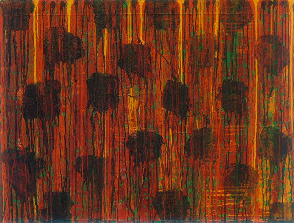 Michael Kravagna - Acrylic on canvas, 100x140, 1993