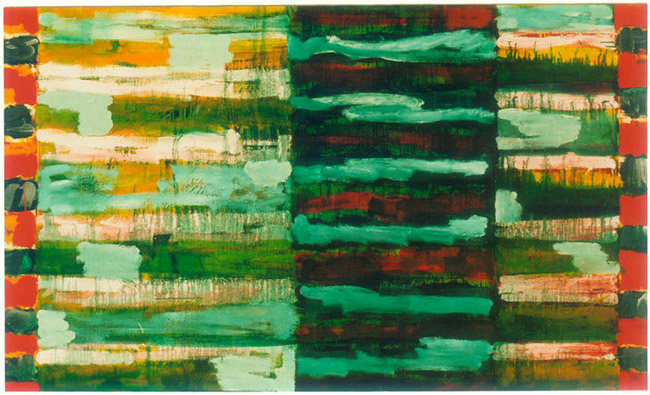 Michael Kravagna - Eggtempera on canvas, 120x190, 1992