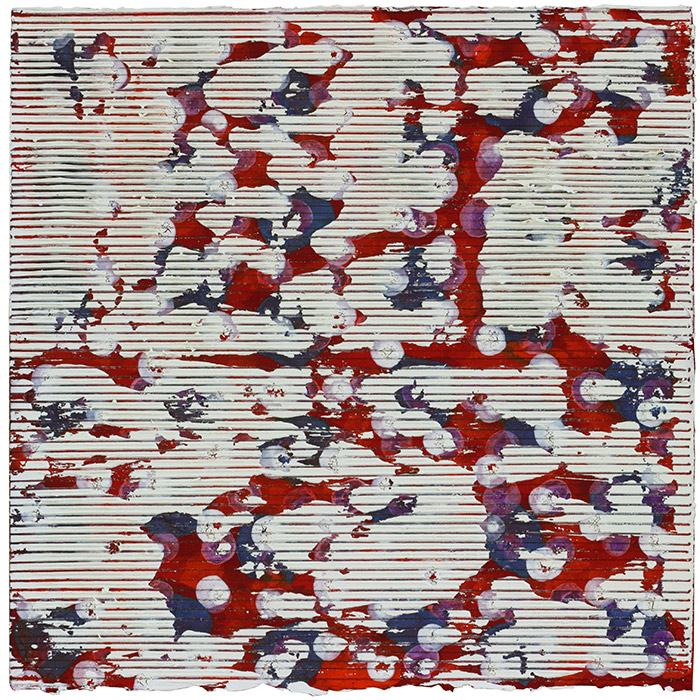 Michael Kravagna - Oil, tempera, pigments on paper, 18x18, 2014-2018