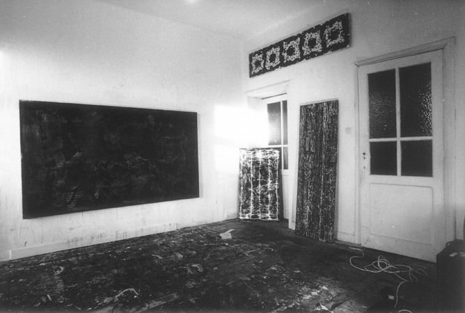 Michael Kravagna - Studio view , Saint-Severin  , 1994 
