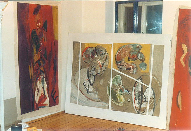Michael Kravagna - Studio view, Vienna, 1984