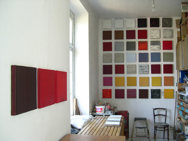 Michael Kravagna - Studio view, Saint-Severin, 2004