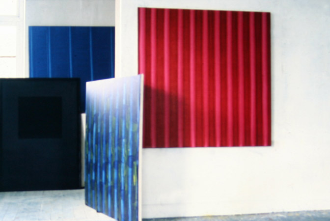 Michael Kravagna - Studio view, Saint-Severin, 1999