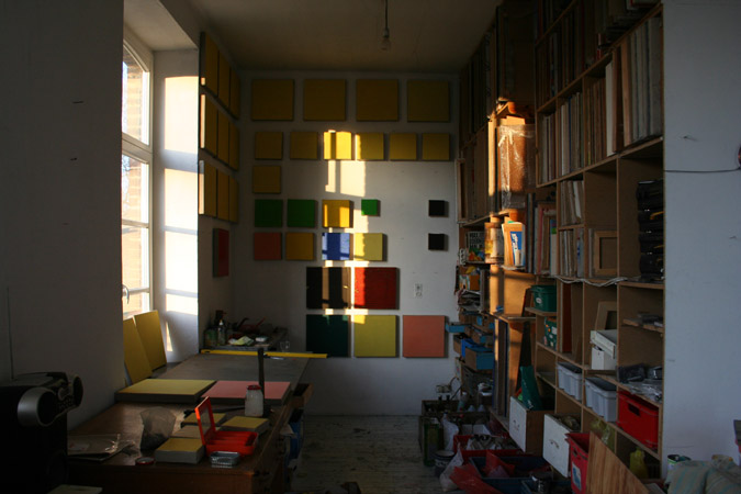Michael Kravagna - Studio view, Saint-Severin, 2010