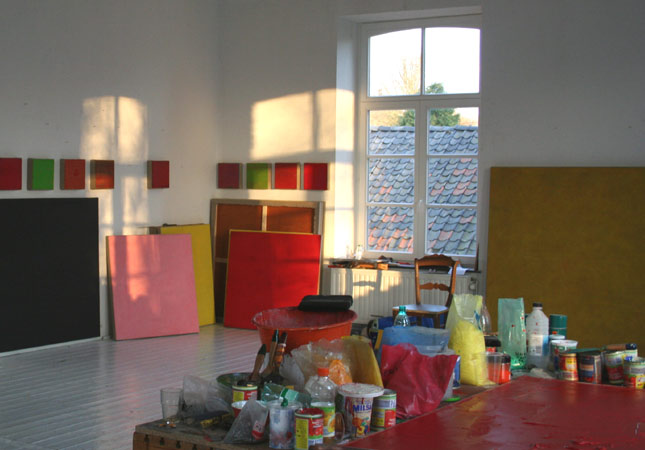 Michael Kravagna - Studio view, Saint-Severin, 2009