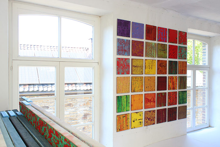 Michael Kravagna - Studio view, Saint-Severin, 2020