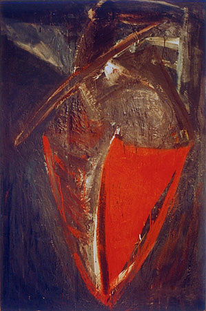 Michael Kravagna - Oil on canvas, 135x90, 1986
