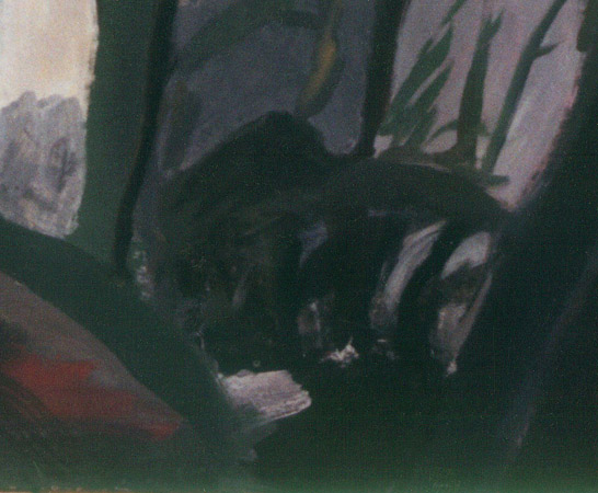 Michael Kravagna - Acylic,pigments on paper, detail, 150x200, 1982