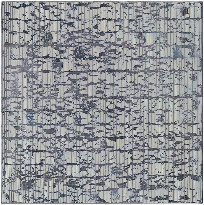 Michael Kravagna - Oil, ink on cotton, 60x60, 2009-2017