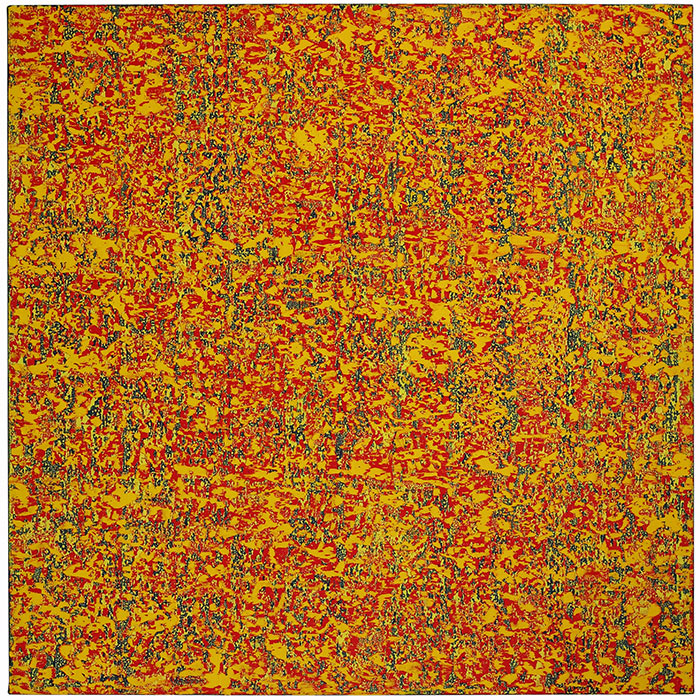 Michael Kravagna - Oil, tempera, pigments, on canvas, 160x160, 2015