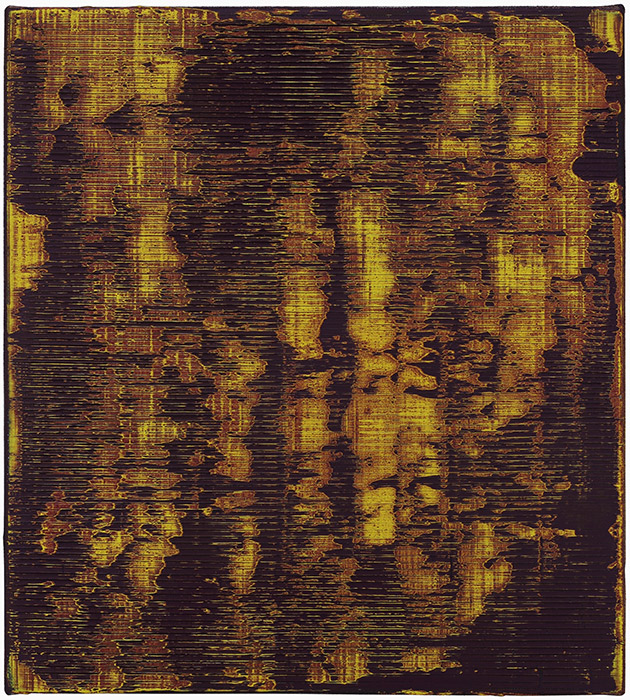 Michael Kravagna - Oil, tempera, pigments, on canvas, 50x45, 2013-2016