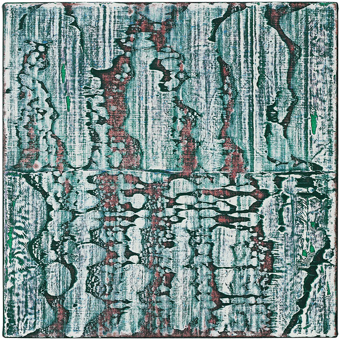 Michael Kravagna - Oil, tempera, pigments on canvas, 40x40, 2019-2020