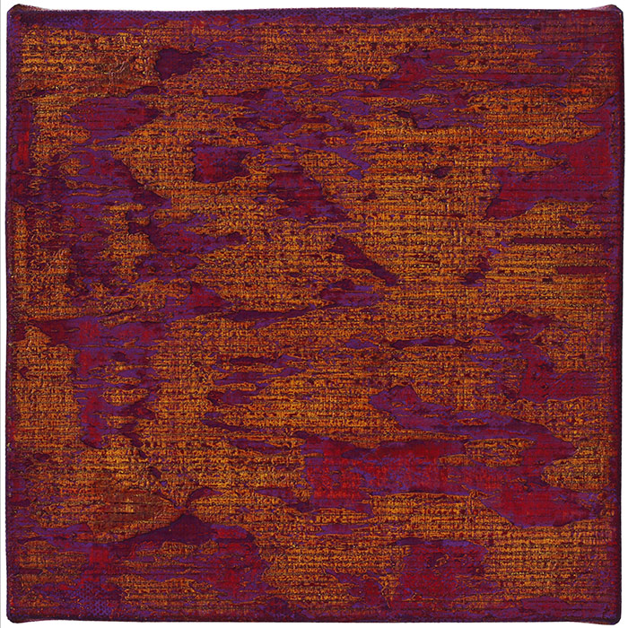 Michael Kravagna - Oil, tempera, pigments on canvas, 26x27, 2015-2016