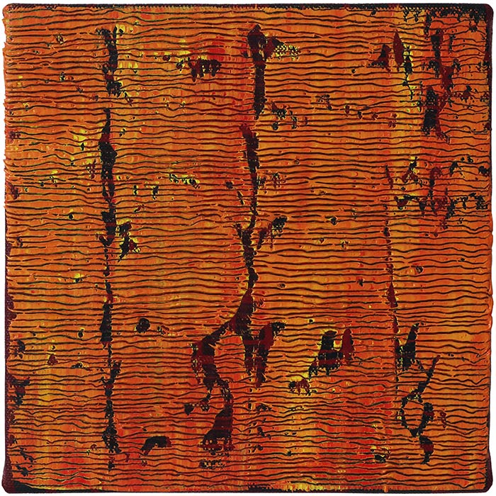 Michael Kravagna - Oil, tempera, pigments on canvas, 26x26cm, 2020