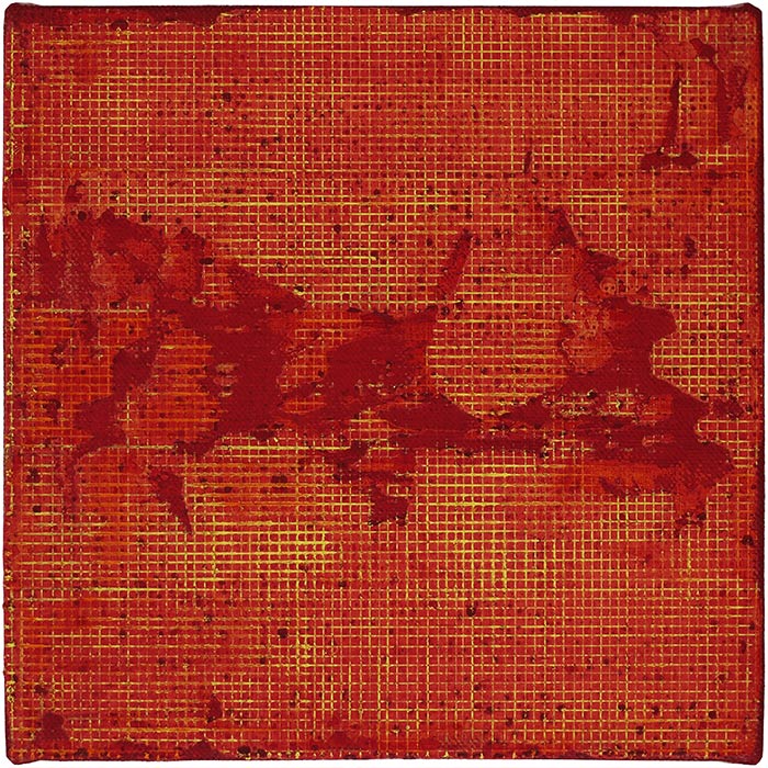 Michael Kravagna - Oil, tempera, pigments on canvas, 26x26cm, 2014-2015