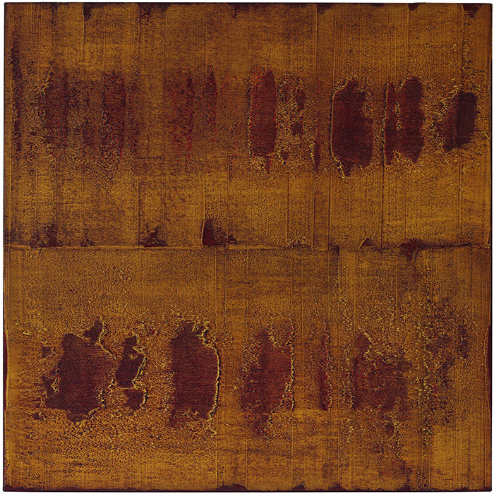 Michael Kravagna - Oil, tempera, pigments on canvas, 120x120, 2017
