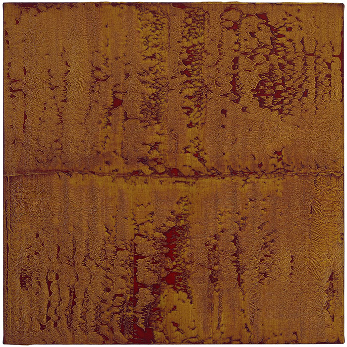 Michael Kravagna - Oil, tempera, pigments on canvas, 95x95, 2017