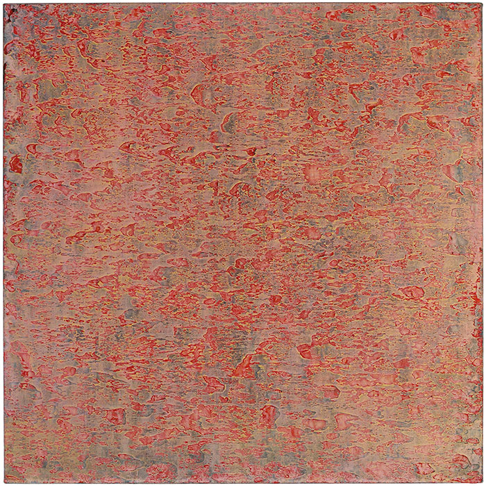 Michael Kravagna - Oil, tempera, pigments on canvas, 95x95, 2018