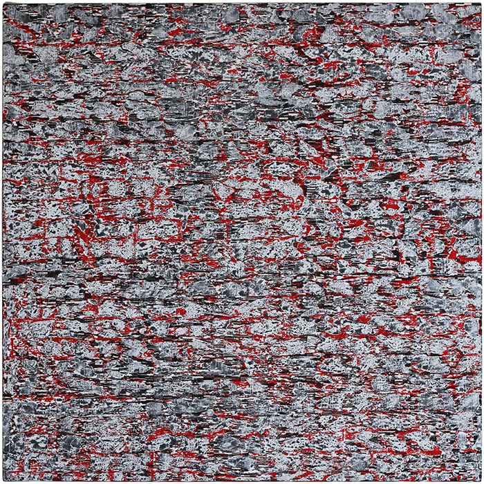 Michael Kravagna - Oil, tempera, pigments on canvas, 95x95, 2016-2017