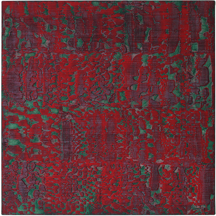 Michael Kravagna - Oil, tempera, pigments on canvas, 95x95, 2017-2019