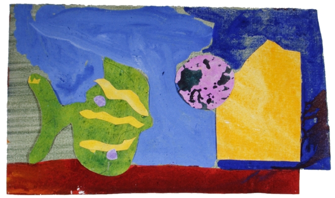 Michael Kravagna - Eggtempera on paper, 20x30, 1990