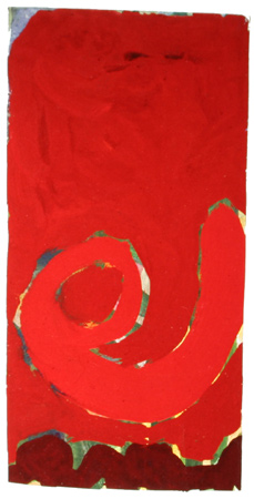 Michael Kravagna - Eggtempera on paper, 30x15, 1989