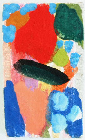 Michael Kravagna - Eggtempera on canvas, 18x12, 1989