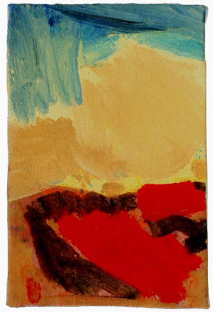 Michael Kravagna - Eggtempera on canvas, 18x12, 1989