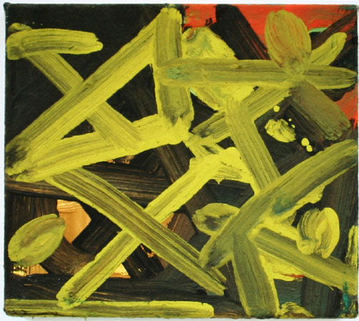 Michael Kravagna - Eggtempera on canvas, 15x18, 1989