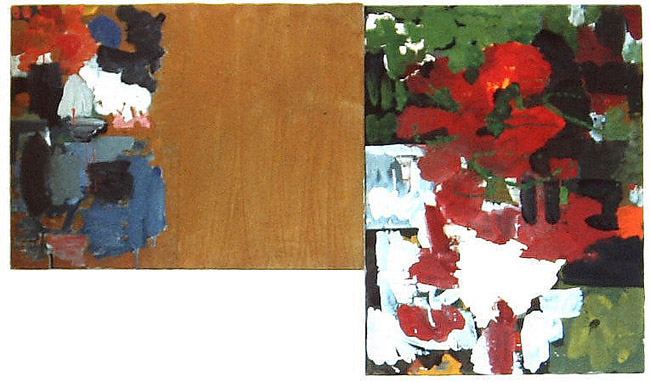 Michael Kravagna - Eggtempera on canvas, 120x70, 1989