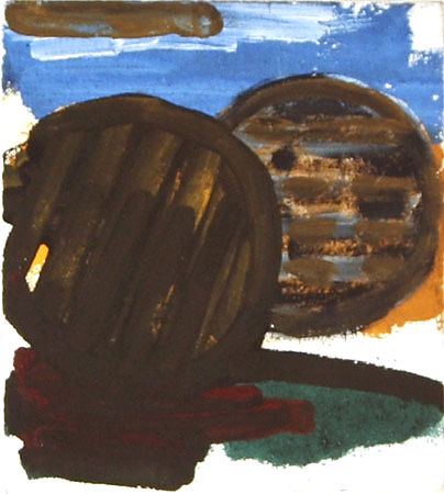 Michael Kravagna - Oil and eggtempera on canvas, 18x15, 1988
