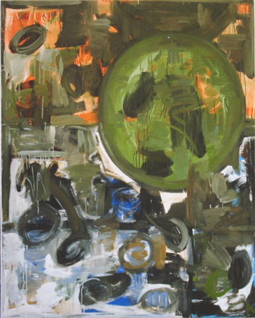 Michael Kravagna - Casein on canvas, 190x160, 1988