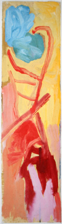 Michael Kravagna - Oil on paper, 30x10, 1985