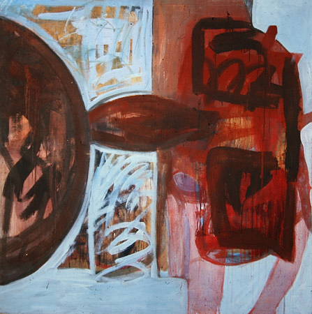 Michael Kravagna - Casein on canvas, 190x190, 1987