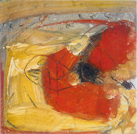 Michael Kravagna - Casein on canvas, 40x40, 1987