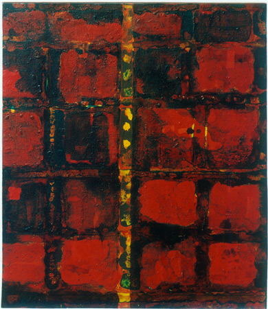 Michael Kravagna - Acrylic on canvas, 50x45, 1993