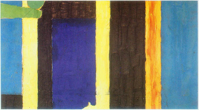 Michael Kravagna - Eggtempera on canvas, 20x40, 1992