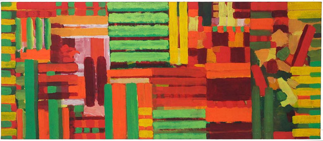 Michael Kravagna - Eggtempera on canvas, 70x160, 1993-1999