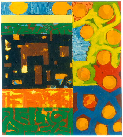 Michael Kravagna - Eggtempera on canvas, 160x140, 1990-1993