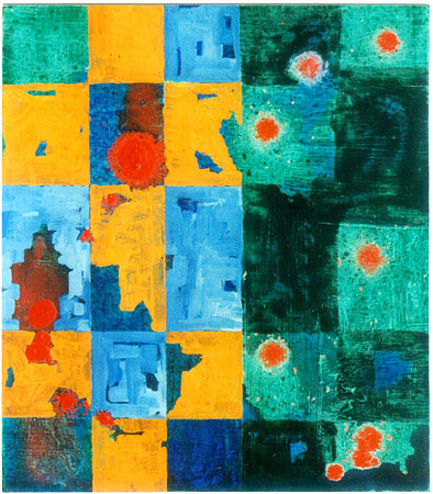 Michael Kravagna - Eggtempera on canvas, 50x45, 1992