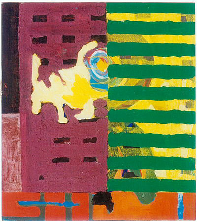Michael Kravagna - Eggtempera on canvas, 50x45, 1992