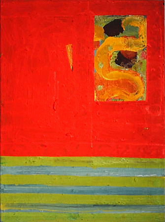 Michael Kravagna - Eggtempera on canvas, 60x45, 1992