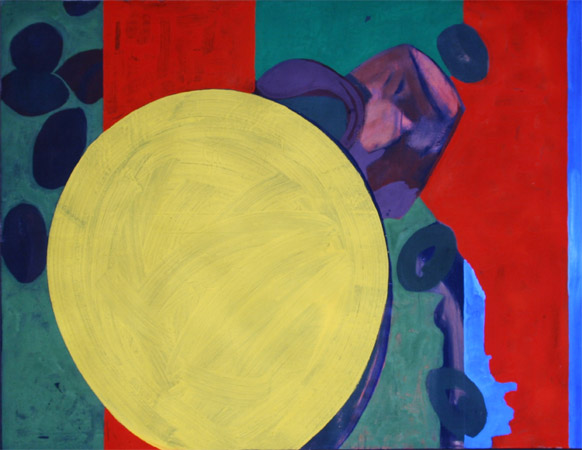 Michael Kravagna - Eggtempera on canvas, 100x140, 1991