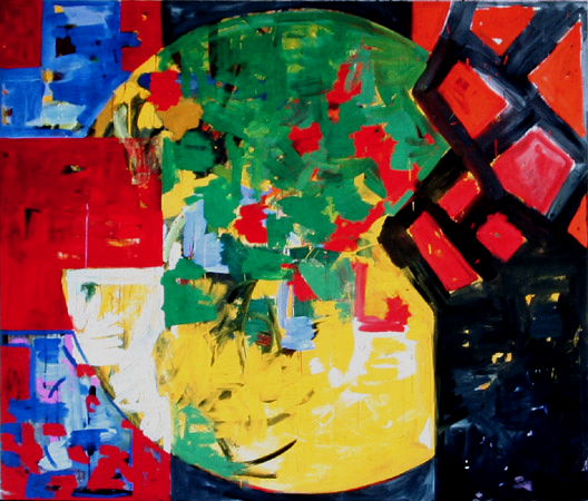 Michael Kravagna - Eggtempera on canvas, 140x160, 1990-1991