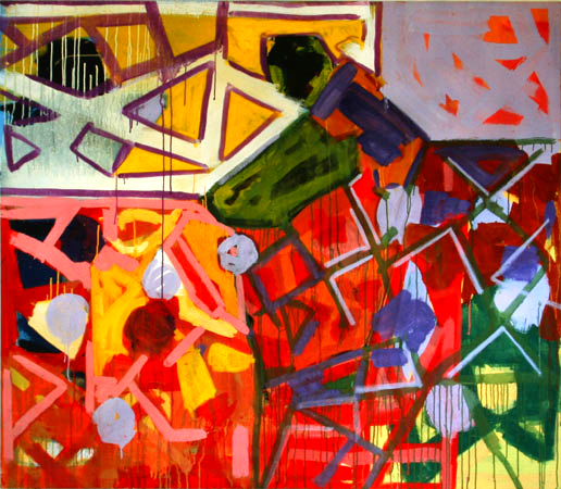 Michael Kravagna - Eggtempera on canvas, 140x160, 1990